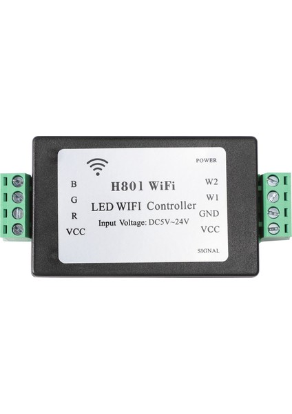 H801 Rgbw LED Wıfı Denetleyici LED Rgb Denetleyici DC5-24V Girişi 5050 2835 3528 Smd Işıklı Bant Şerit (Yurt Dışından)