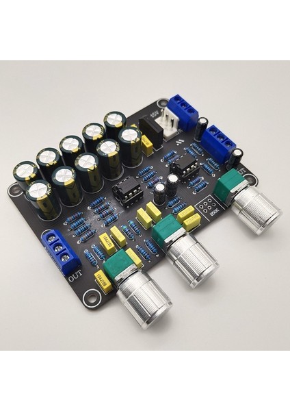 Çift NE5532 Değiştirilebilir Ton Preamp Kurulu Ses Tiz Bas Ayarı Ekolayzır Preamplifikatör Ton Kontrolü Preamplifikatör (Yurt Dışından) fırsatları