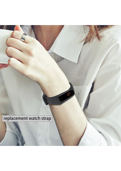 A360 Için Silikon Kordonlu Saat A370 Bileklik Silikon Bilek Kayışı Spor Izci Siyah Için Akıllı Bilezik Değiştirme (Yurt Dışından) fiyatları