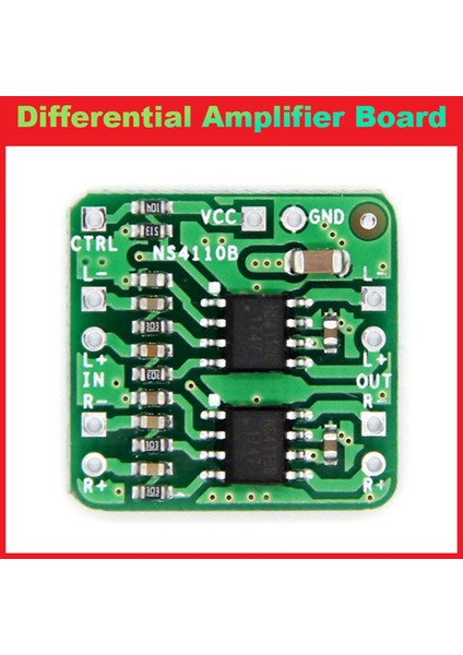 Diferansiyel Amplifikatör Kartı 2X18W Dijital Sınıf D/ab NS4110B Voltaj 6-14V Ses Güç Amplifikatörü (Yurt Dışından) fiyatları