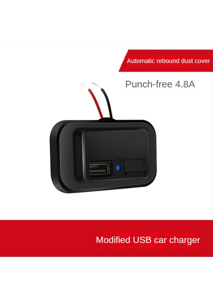 2 Port USB Araç Şarj Soketi USB Şarj Adaptörü 4.8A 12V/24V Araba USB Splitter Çıkış Adaptörü Kamyon Tekne Rv (Yurt Dışından)
