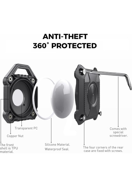 2 Paket Hava Etiketleri Için Su Geçirmez Anahtarlık Tutucu Kılıf, Bagaj Için Anahtarlıklı Hırsızlığa Karşı Koruyucu Izleyici Çantası, Anahtarlar (Yurt Dışından) fiyatları