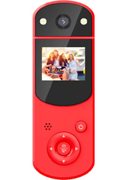 Elde Taşınabilir Dijital Mini Spor Kamera 1080P Cep Dv Kamera Hd Kızılötesi Video Kamera Aksiyon Kamerası-Kırmızı (Yurt Dışından)