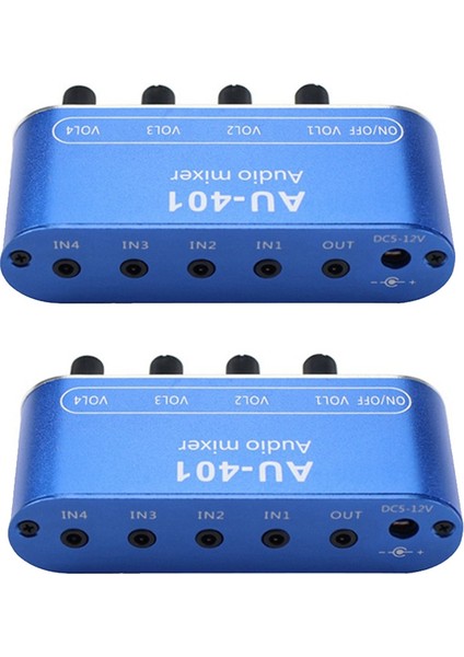 2 Adet Stereo Mikser (4 Giriş 1 Çıkış) Bireysel Kontrol Kartı Dıy Kulaklık Amplifikatör Kutusu DC12V (Yurt Dışından) fiyatları