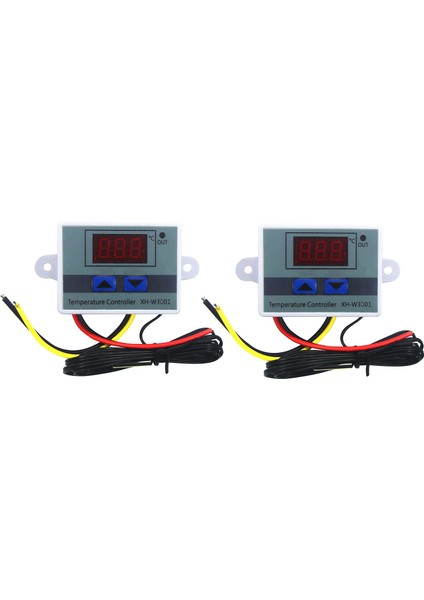 2 Adet 110-220 V Ac Dijital LED Sıcaklık Kontrol Cihazı XH-W3001 Kuluçka Soğutma Isıtma Anahtarı Termostat Ntc Sensörü (Yurt Dışından)
