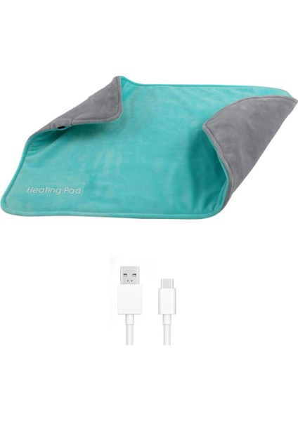 Isıtma Minderi Battaniye Ofis Koltukları Tip C Kablolu Ped Isıtıcı Hızlı Isıtma Elektrikli Sıcak Isıtma Yastığı (B) (Yurt Dışından)