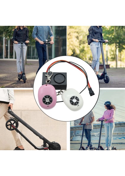 Hırsızlığa Karşı Anahtar Alarmı 36V-48V Mini Katlanır Elektrikli Scooter Uzaktan Kumanda Hırsızlığa Karşı Cihaz Kiti Tek Kafa (Yurt Dışından) modelleri