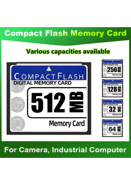 Kamera, Reklam Makinesi, Endüstriyel Bilgisayar Kartı Için 64MB Kompakt Flash Bellek Kartı (Yurt Dışından) fiyatları