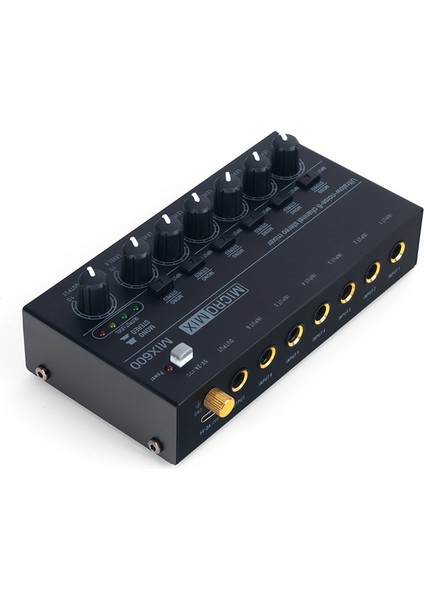 MIX600 Ses Mikseri Stereo Ses Mikseri Ultra Düşük Gürültü 6 Kanallı Hat Mikseri Mini Ses Mikseri Güç Kaynağı DC5V Ab Tak (Yurt Dışından) fiyatları
