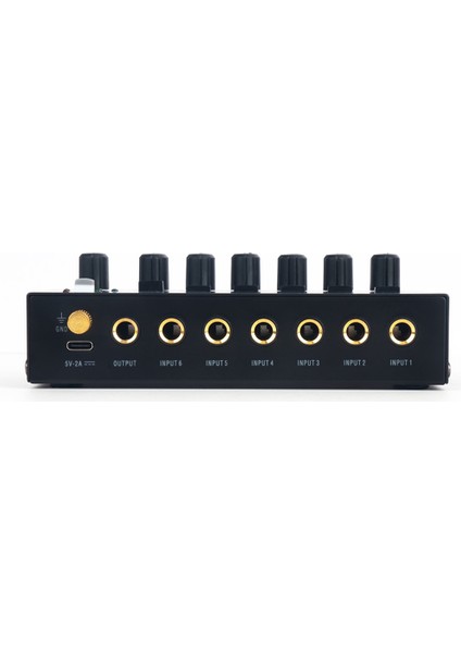 MIX600 Ses Mikseri Stereo Ses Mikseri Ultra Düşük Gürültü 6 Kanallı Hat Mikseri Mini Ses Mikseri Güç Kaynağı DC5V Ab Tak (Yurt Dışından) modelleri