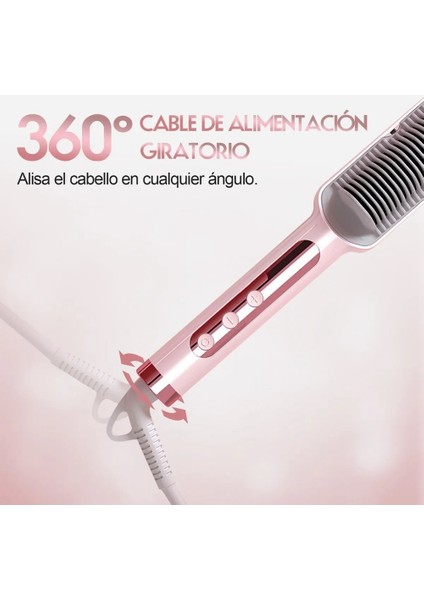 Düzleştirici Fırça Elektrikli Isı Tarak Düzleştirici Çok Hızlı Elektrikli Düzleştirme Tarak Beyaz Abd Plug (Yurt Dışından) modelleri