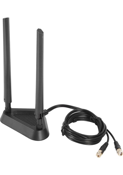 2.4g/5g Çift Frekans Uzatma Kablosu Anten Wifi Yönlendirici Kablosuz Ağ Kartı 8db Sma Anten Manyetik Emme Tabanı (Yurt Dışından)