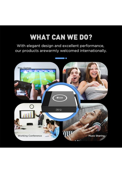 TV98H Tv Kutusu 2G+16G Allwinner H313 2.4g Wıfı Android 12 Akıllı Tv Kutusu 4KX2K TV98 Medya Oynatıcı Abd Plug (Yurt Dışından)