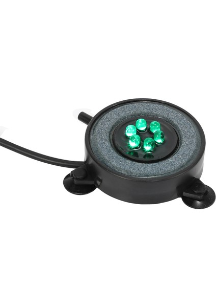 LED Akvaryum Hava Kabarcığı Hafif Balık Tankı Kabarcık Taş Diski 6 Renk Değiştirmeli (Us Plug) (Yurt Dışından) fırsatları