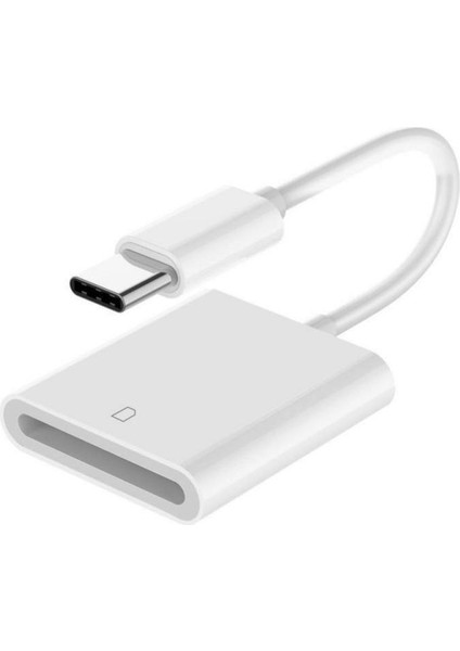 USB 3.1 Tip C Pro Telefon Için Sd Kart Kamera Okuyucu Otg Adaptör Kablosuna (Yurt Dışından)