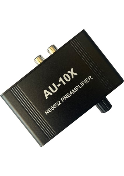 AU-10X NE5532 Stereo Ses Sinyali Ön Amplifikatör Amp Kulaklık Amplifikatörü Kurulu Kazanç 20DB Rca 3.5mm Ses Kontrolü Ab Tak (Yurt Dışından) modelleri