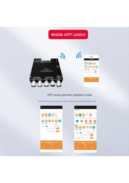 -TB21H 2X50W+100W 2.1 Kanal Subwoofer Dijital Güç Amplifikatörü Kartı Aux 12V 24V Ses Stereo Bluetooth 5.0 Bas Amplifikatör (Yurt Dışından) modelleri