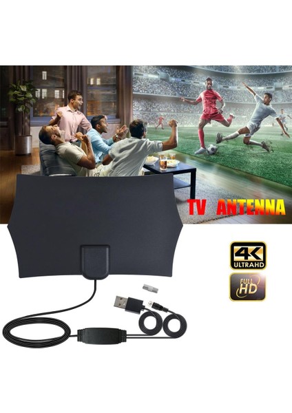 980 Mil Menzilli Anten Tv Dijital Hd 4K Antena Dijital Kapalı Hdtv 1080P Amplifikatör Sinyal Güçlendirici Tv ile (Yurt Dışından) modelleri