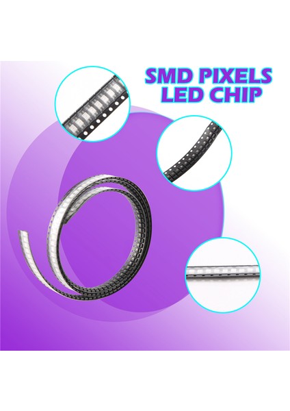 200 Adet SK6812 Mını-E Rgb (Benzer WS2812B) SK6812 3228 Smd Piksel LED Çip Bireysel Olarak Adreslenebilir Tam Renkli Dc 5 V (Yurt Dışından)