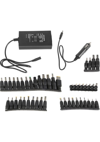 Evrensel 12 V-24 V Ac Güç Adaptörü Ayarlanabilir Araba Ev Şarj Cihazı USB12V Güç Kaynağı 100 W 5A Dizüstü Bilgisayar ile 38 Adet Dc Konnektör (Yurt Dışından) fırsatları