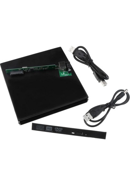 12.7mm Harici DVD Muhafazası USB 2.0 Harici Dvd/cd-Rom Çantası Dizüstü Masaüstü Pc Için Optik Disk Sürücüsü Sata'dan Sata'ya (Yurt Dışından)
