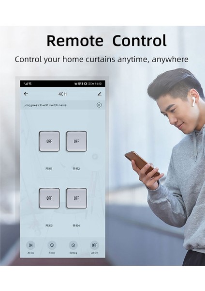 4ch Zigbee Akıllı Işık Anahtarı Modülü Dc 5/12/32 V RF433 10A Röle Alır Alexa Assistant ile Çalışır, Tuya Smart Life(A) (Yurt Dışından) modelleri
