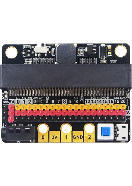 Microbit Genişletme Kartı Için Io Bıt V2.0 Yatay Adaptör Plakası (Yurt Dışından)