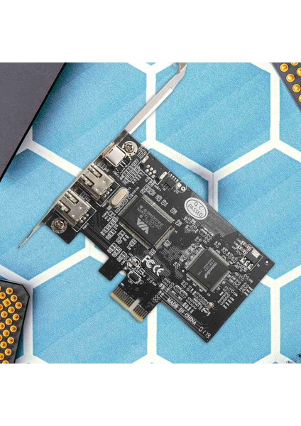 Pcı Express X1 Pcı-E Firewire 1394A IEEE1394 Denetleyici Kartı Masaüstü Için 3 Bağlantı Noktası (Yurt Dışından)