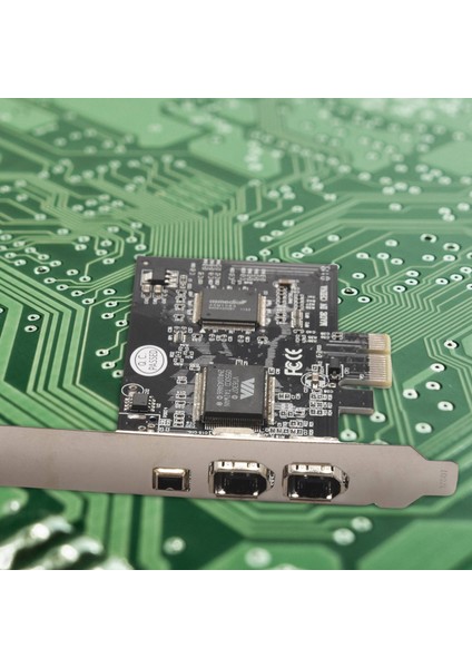 Pcı Express X1 Pcı-E Firewire 1394A IEEE1394 Denetleyici Kartı Masaüstü Için 3 Bağlantı Noktası (Yurt Dışından)