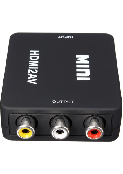 Mini - Rca Kompozit Video Ses Av Adaptörü Dönüştürücü Adaptör 720P 1080P (Yurt Dışından) fırsatları