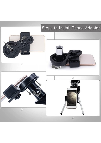 Yetişkinler ve Çocuklar Için Teleskop, 70MM Açıklık (15X-150X) Yeni Başlayanlar Için Taşınabilir Refrakter Teleskoplar, 300MM Seyahat Teleskopu (Yurt Dışından) modelleri