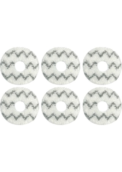 6 Adet Yedek Aksesuarlar Bükülmüş Paspas Bezi Deebot X1 Omni Turbo Robot Süpürge Parçaları (Yurt Dışından)