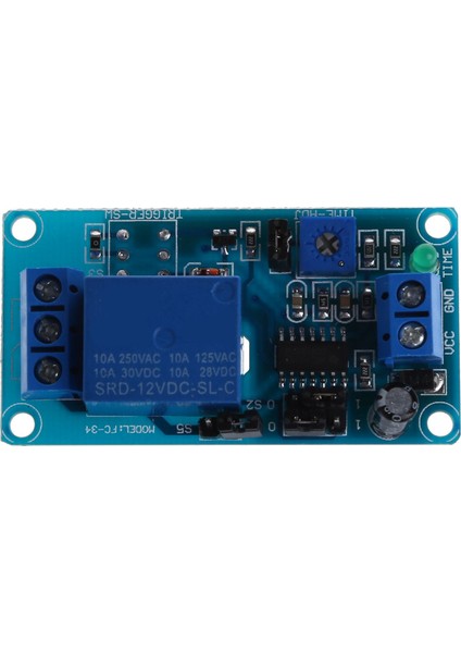 Tek Kanallı Zaman Gecikmeli Röle Modülü Kontrol Kartı DC12V -32 (Yurt Dışından)