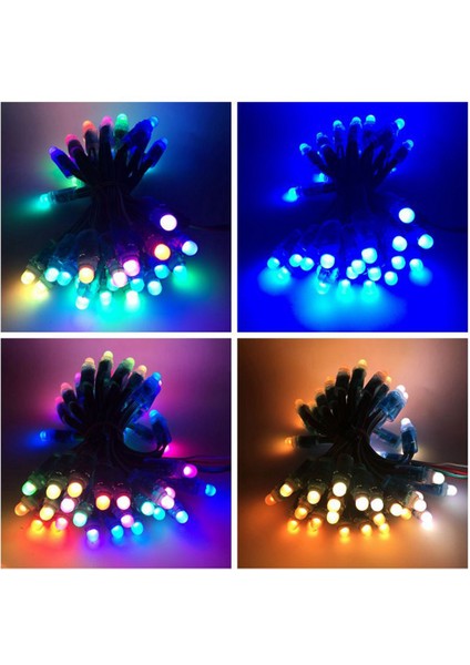 50 Adet 4 M/6.5 Metre DC5V WS2811 Tam Renkli LED Piksel Işık Modülü 12MM 10 cm Teller IP68 Su Geçirmez Rgb Dijital LED Dizeleri (Yurt Dışından) fiyatları