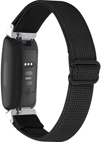 2/ , Elastik Ayarlanabilir Yumuşak Kayış Yedek Kayışlar Için Akıllı Saat Kordonları (Siyah) (Yurt Dışından)