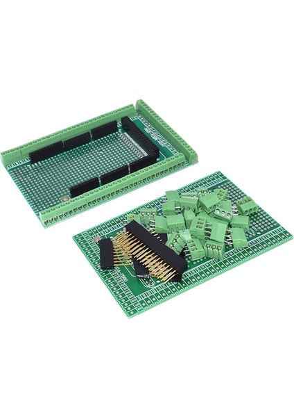 2560 Için Çift Taraflı Pcb Prototip Vidalı Terminal Bloğu Koruma Kartı Kiti ile Uyumlu (Yurt Dışından) modelleri
