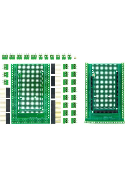 2560 Için Çift Taraflı Pcb Prototip Vidalı Terminal Bloğu Koruma Kartı Kiti ile Uyumlu (Yurt Dışından) fırsatları
