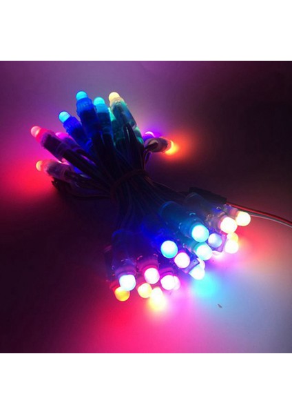 100 Adet/grup 12MM WS2811 2811 Ic Rgb LED Piksel Modülü Dize Işık IP68 5 V Tatil/noel/festival (Yurt Dışından)
