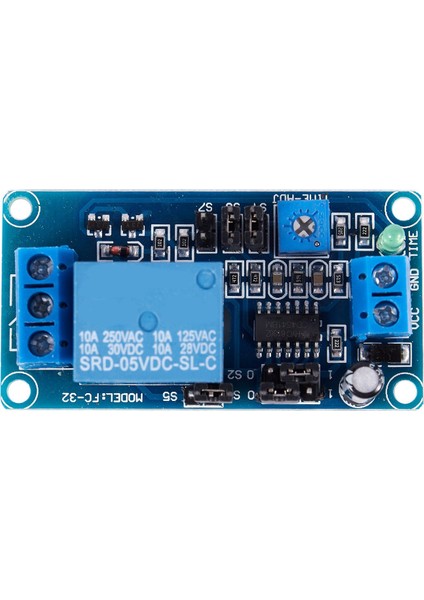 Tek Kanallı Zaman Gecikmeli Röle Modülü Kontrol Kartı DC5V -32 (Yurt Dışından)