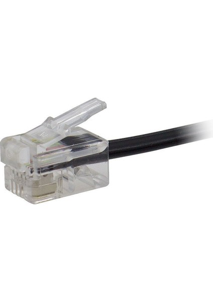 6 Adet Telefon Kablosu Detangler Rj9 4P4C 360 Derece Genişletilmiş Dönen Anti-T Açı Siyah Telefon Kablosu Sabit Kablo (Yurt Dışından) modelleri