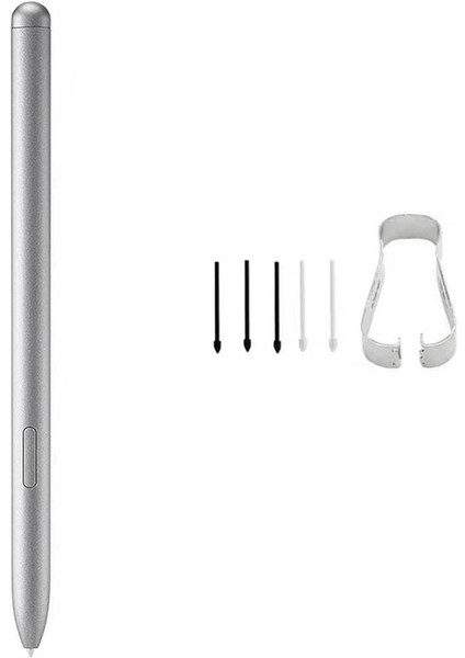 Stylus Kalem Galaxy S7 Fe Lte S7FE S6 Lite Tab S21 Ultra Tab S7 Telefon Dokunmatik Ekran Hassas Kalem-Gümüş (Yurt Dışından)