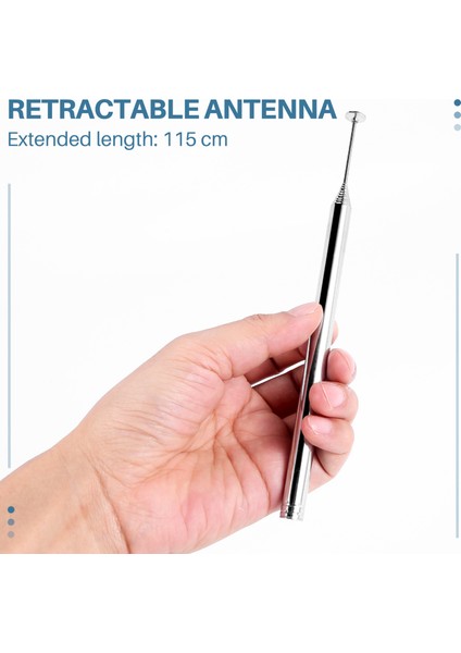 115 cm 10 Bölümlü Teleskopik Anten Fm Am Radyo (Yurt Dışından)