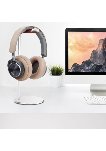 Kavisli Kulaklık Standı Raf Sağlam Metal Gaming Headset Masa Danışma Ekranı Için Katı Tabanlı Kulaklık Tutucu Askı, C (Yurt Dışından) fırsatları