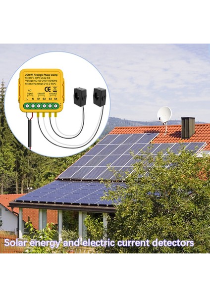 Tuya Wifi Güç Ölçer Monitörü 2ch Gerçek Zamanlı Enerji Akımı Monitörü Otomasyon Bildirimleri Akıllı Yaşam Uzaktan Kumanda (Yurt Dışından) fırsatları