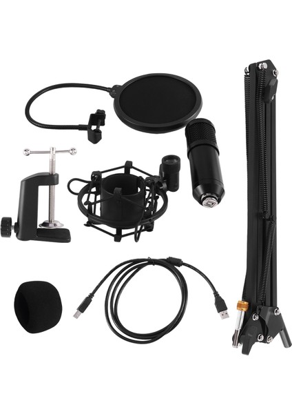 Cep Telefonu Bilgisayar Canlı Kayıt Için Kondenser Mikrofon Braketi Süspansiyon Mikrofon Kiti BM800 (Yurt Dışından) fırsatları