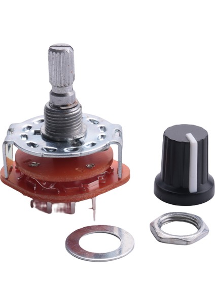 Elektronik Makine 4P3T 4 Kutuplu 3 Pozisyon 2 Güverte 16 Pimli Döner Anahtar (Yurt Dışından)