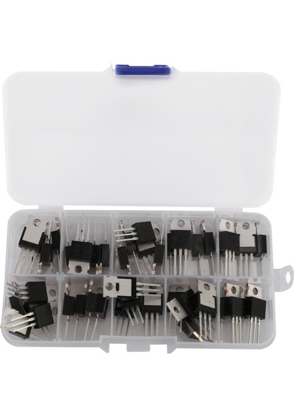 50 Adet 10 Tip Irf Serisi Mosfet Transistör Çeşitleri Kiti, IRFZ44/510/520/530/540/640/740/840/3205/9540 Dahil (Yurt Dışından)