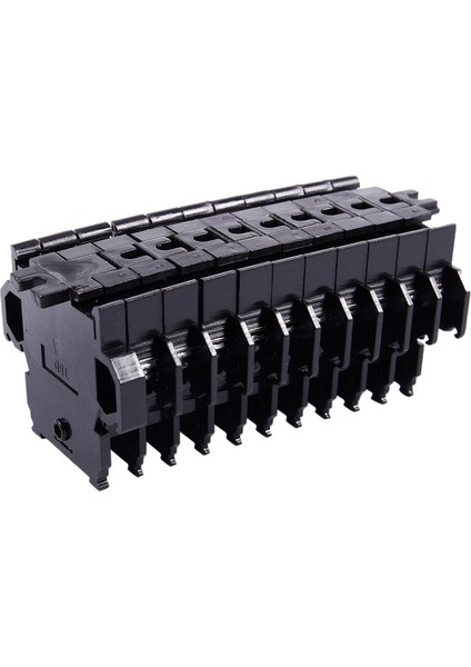 600V 10A 10 Konumlu Çift Seviyeli Vidalı Terminal Bloğu Şeridi (Yurt Dışından) fırsatları