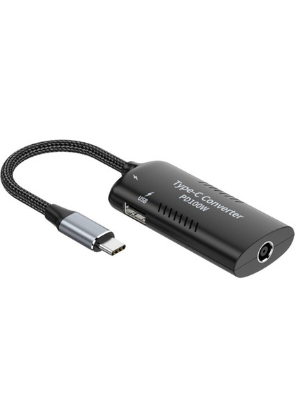 DC7909 Dişi Tip-C Çok Fonksiyonlu Adaptör Kablosu Desteği Pd3.0 100 W Dizüstü Güç Dc Dönüştürme Adaptörü (Yurt Dışından)