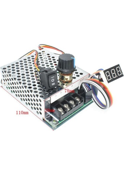 Dijital Ekran Ölçekli Takometre ile Çift Yönlü Ileri ve Geri Dc Motor Hız Kontrol Cihazı (Yurt Dışından) fiyatları